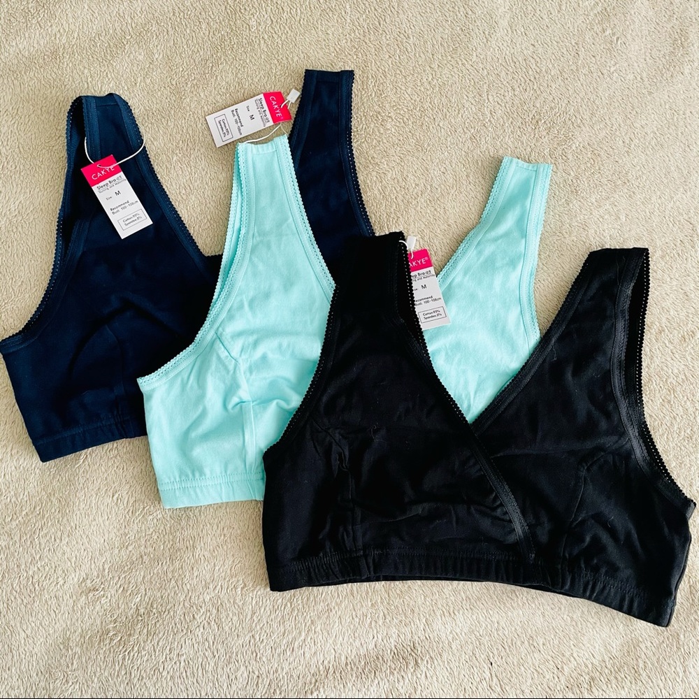 Nursing/maternity bras 3-pack